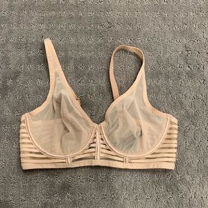 Victoria’s Secret Sexy Sheer Unlined Plunge Bra Size 34D